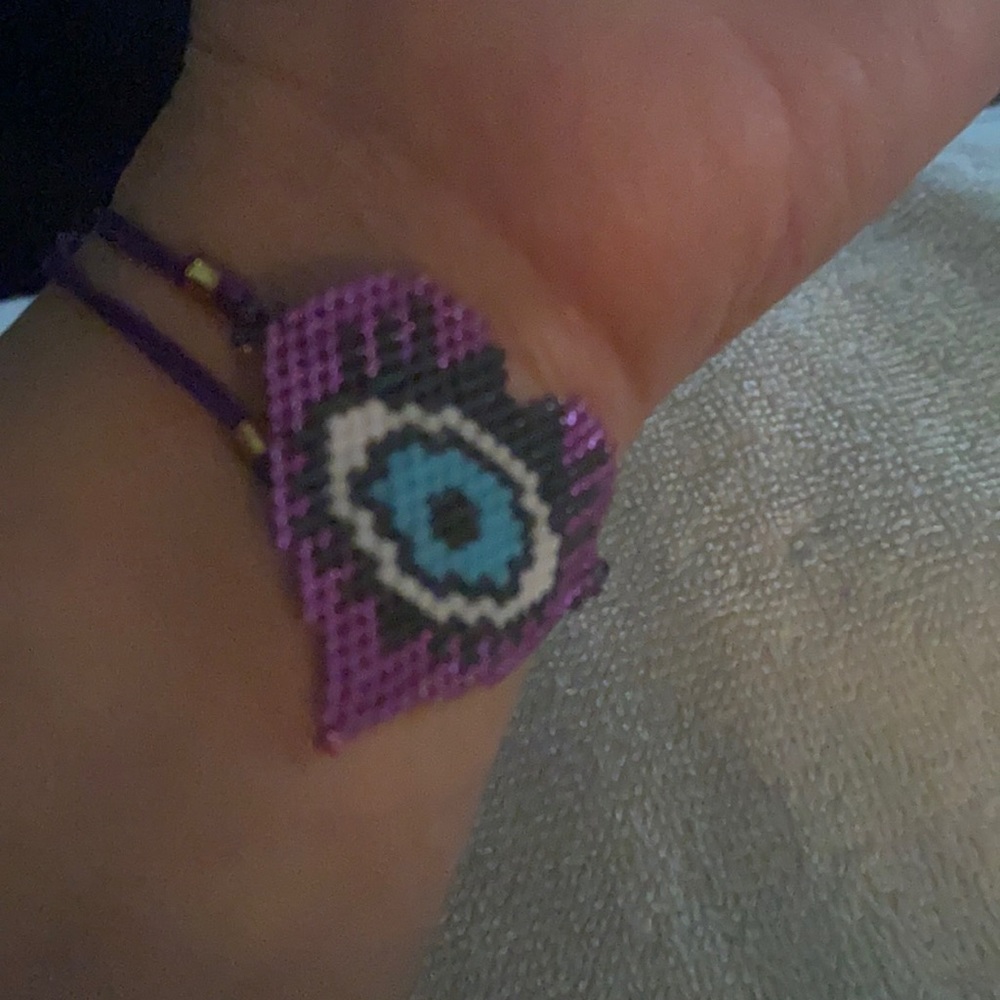 Purple bracelet
